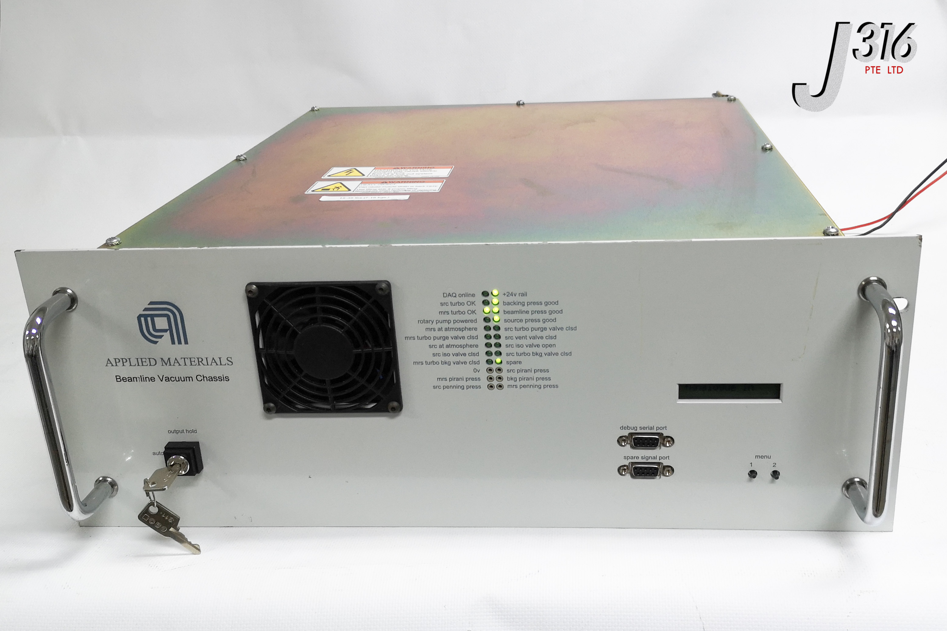 s様オーダー 24951 APPLIED MATERIALS BEAMLINE VACUUM CHASSIS PXP80E, 9090-1201W